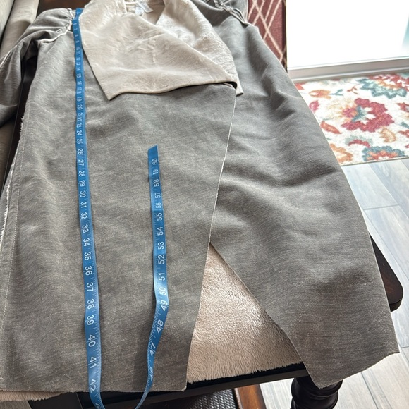 Anthropologie x Amadi Camila Sherpa Gray Coat NWT - Picture 13 of 14